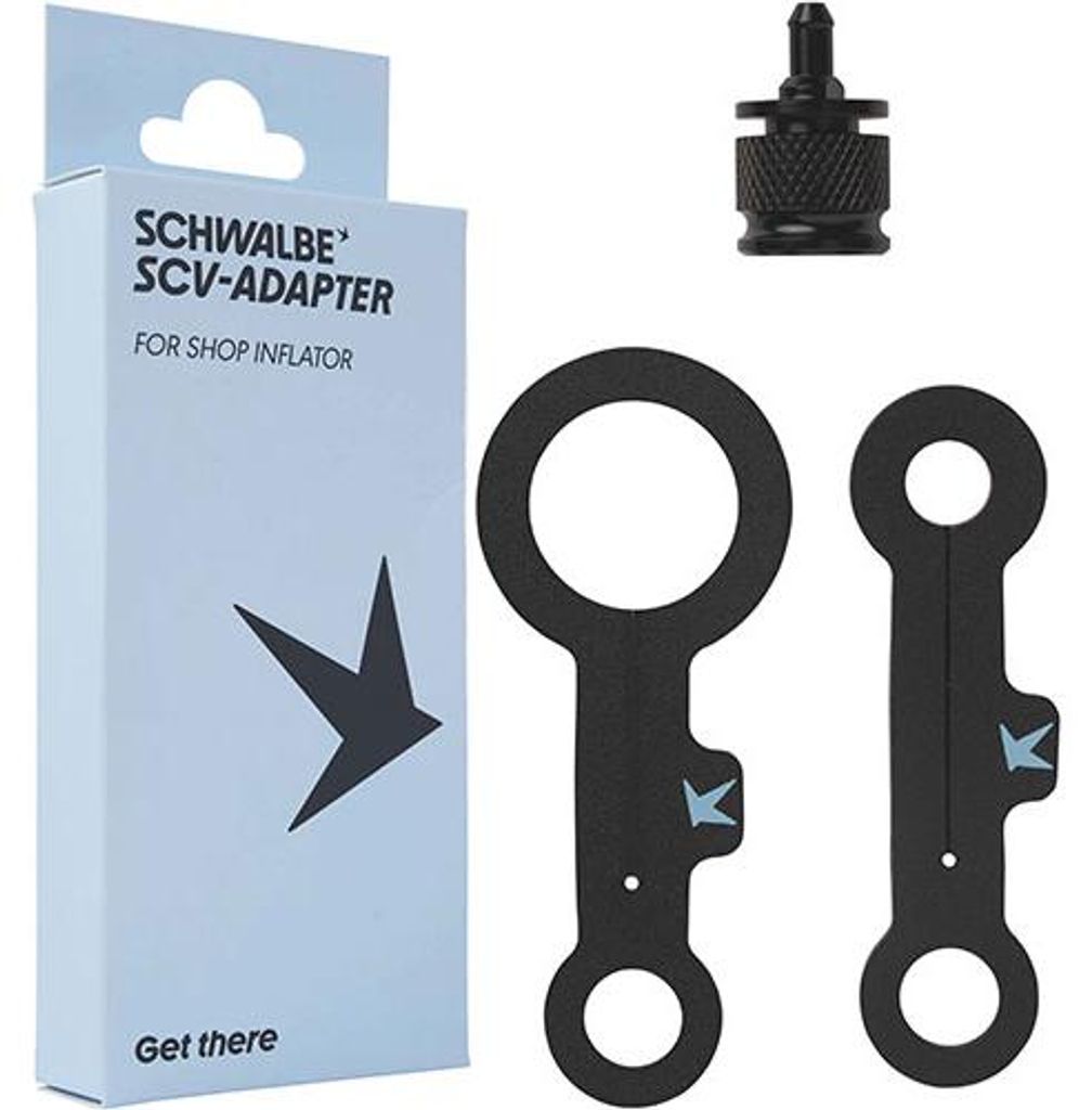 Głowica pompy Schwalbe Clik Valve Tech z adapterem SCV, do Zdjęcie produktu 