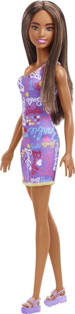 Mattel HGM57 Poupée Barbie Chic - Cheveux bruns et robe Image du produit 