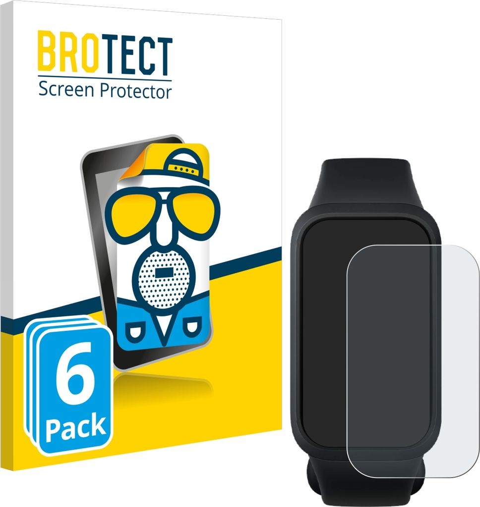 6x BROTECT Schutzfolie für Xiaomi Smart Band 9 Active Produktbild 
