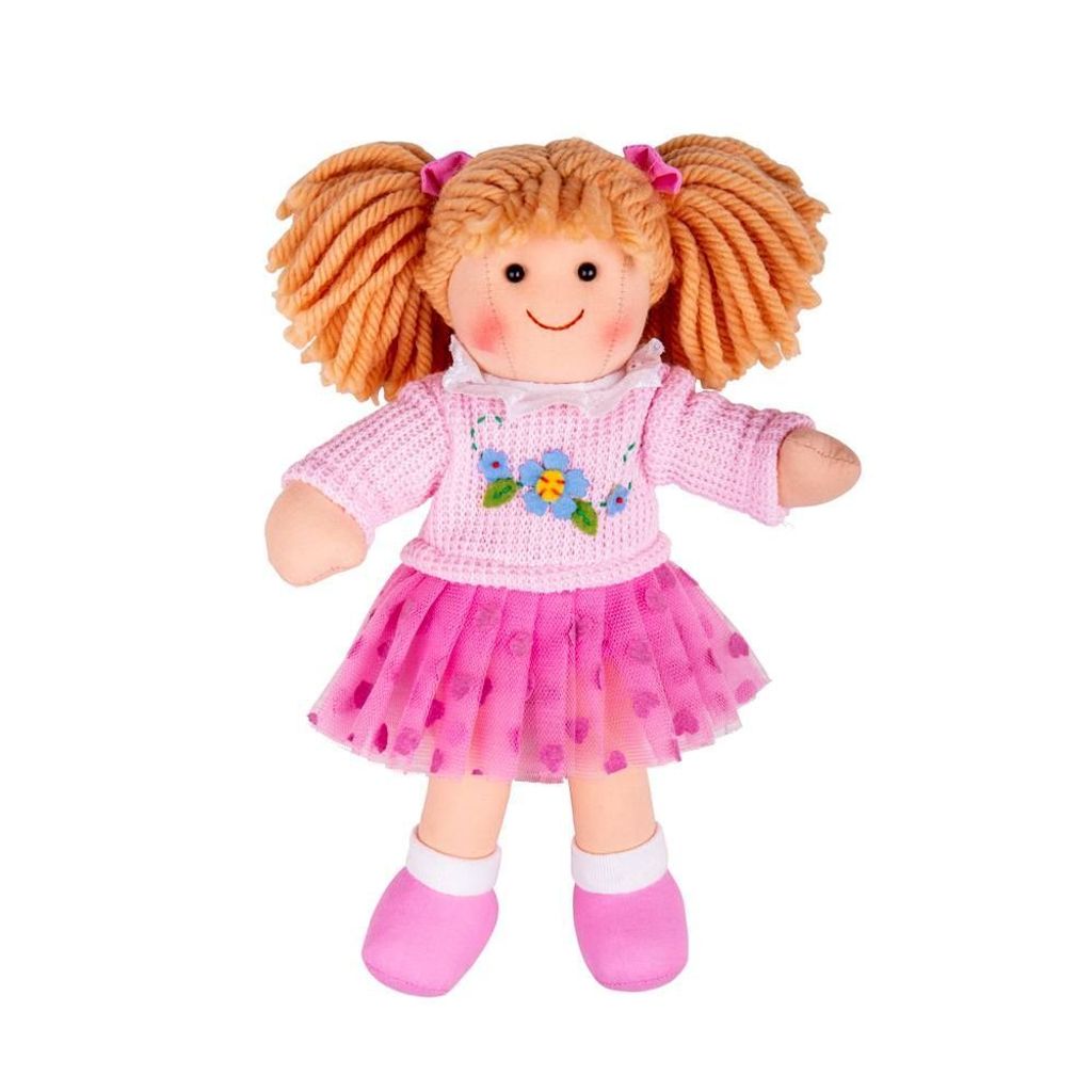 Bigjigs Toys Stoffpuppe Jasmin 28cm