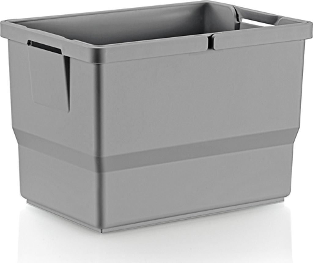 ELCO CASE SELECT - Abfallbehälter 11,7 Liter - in QUARZGRAU aus Polypropylen / Eimer / Behälter