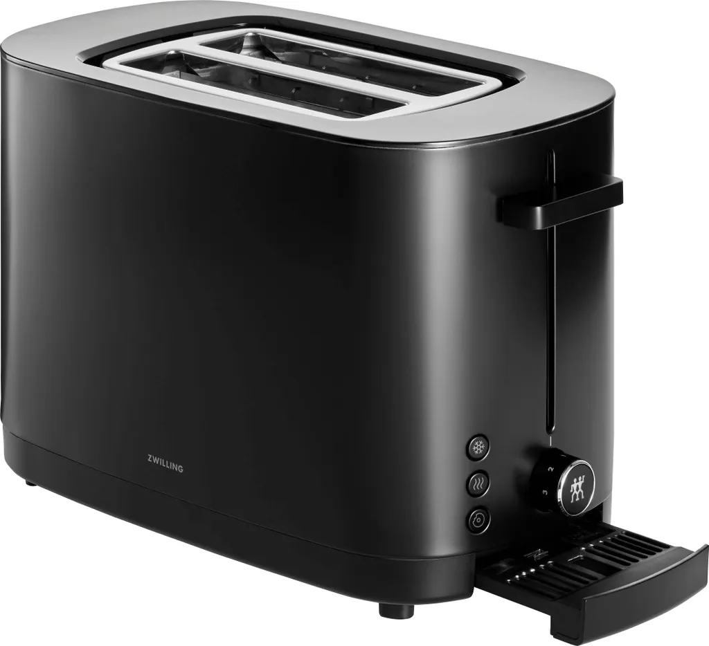 Grille-pain Zwilling Enfinigy noir 2 fentes avec 7 niveaux de brunissage