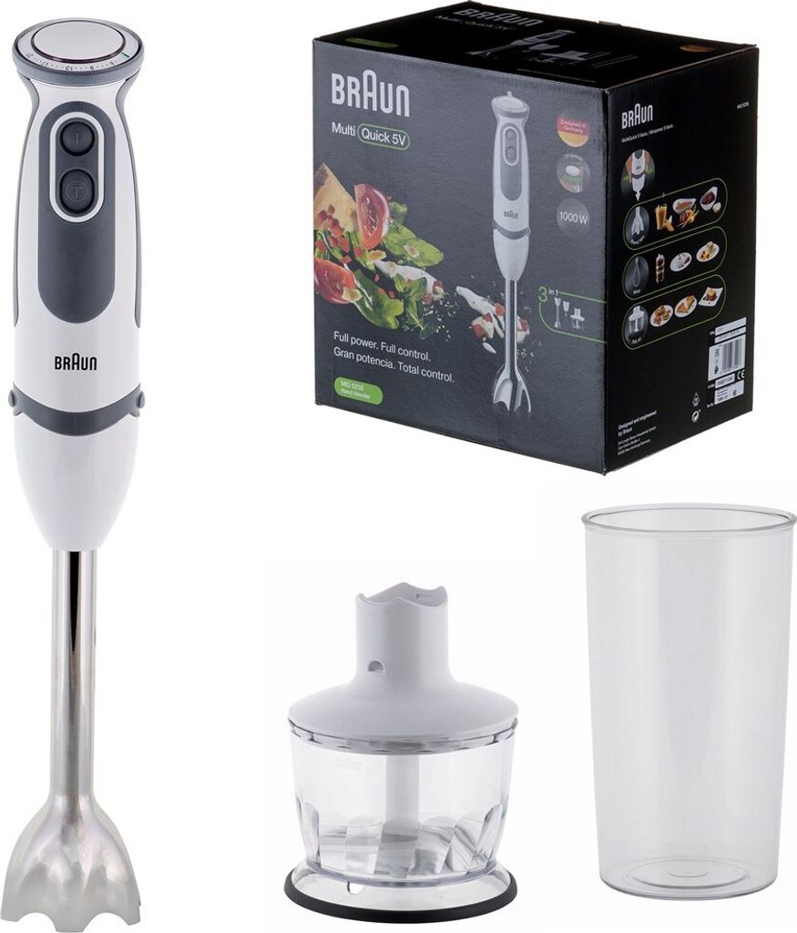Braun MQ 5235 WH 0,5 l mikser kuchenny 1000 W szary, biały Zdjęcie produktu 