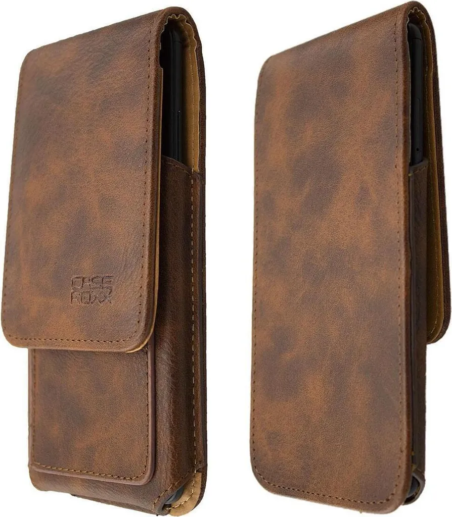 Elegante Custodia a Libro Doro 8040 / 8042 Marrone - Brand caseroxx