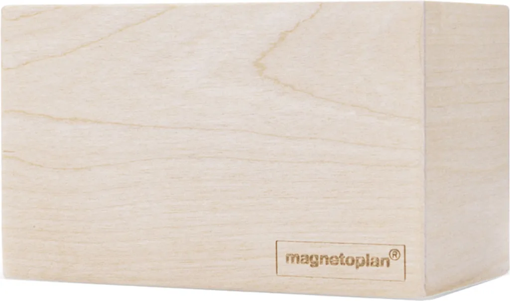 magnetoplan 1228649 magnetoplan Lavagna-Organizzatore Serie Legno, birke
