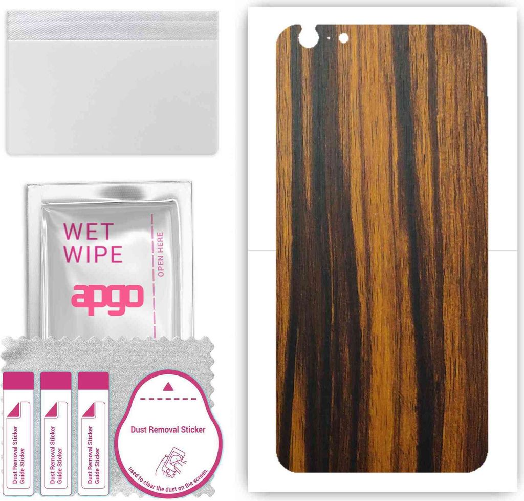 apgo Rückseite Schutzfolie, Skin, kompatibel mit Apple iPhone 6s Plus, Hinten Displayschutzfolie aus Vinylfolie, kratzfest, einfache Montage - Tig...