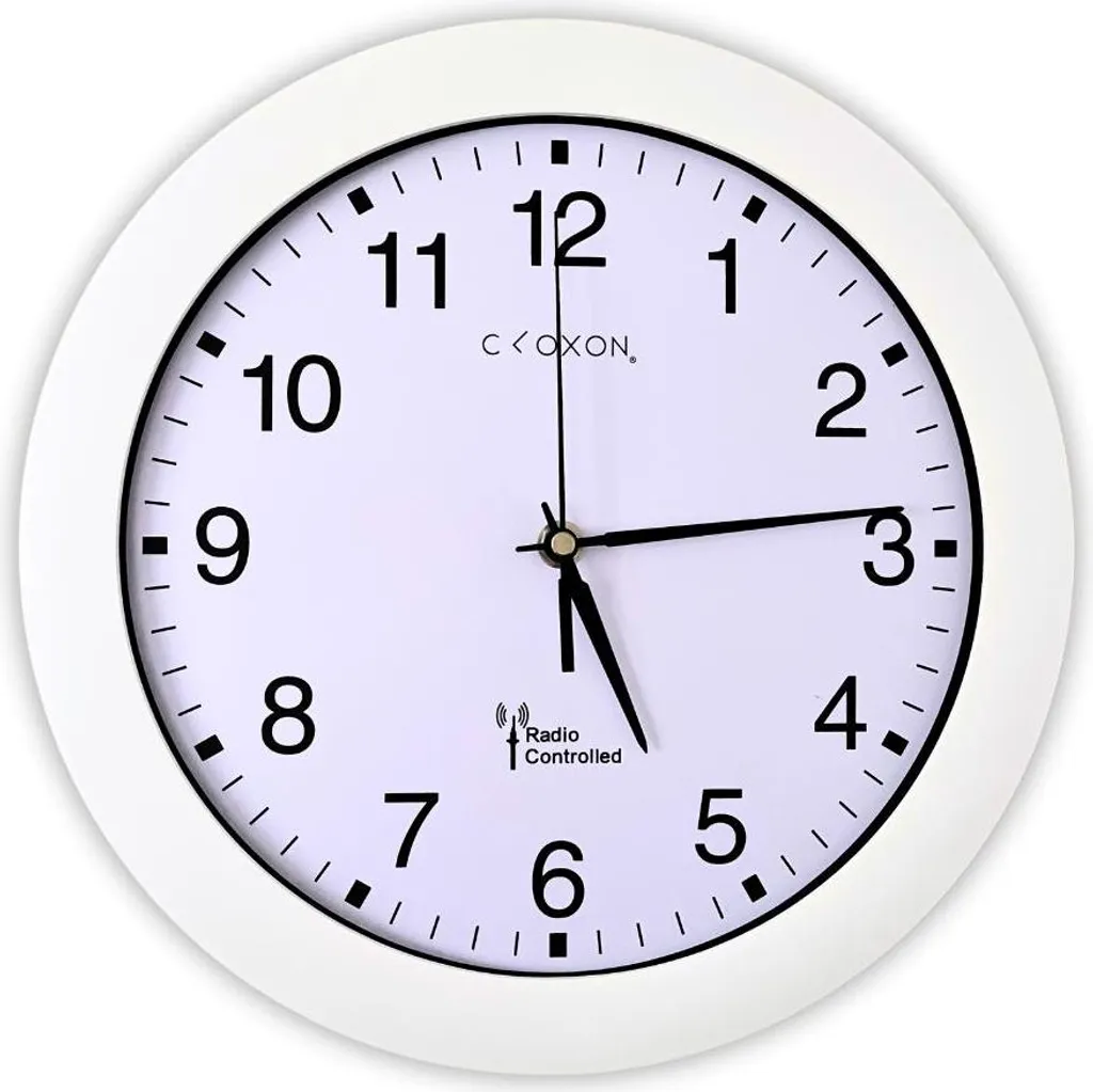 Horloge murale CLOXON 30 cm : fini le réglage manuel de l'heure !