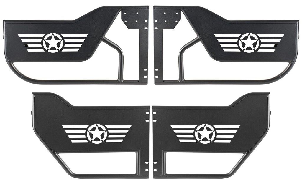 Porte tubolari per Jeep, 4 porte, compatibili con Jeep Immagine del prodotto 