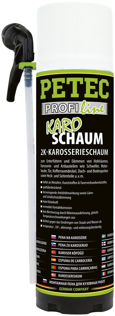 Petec Karosserieschaum Sprühbarer Akustikschaum-Dämmstoff Produktbild 