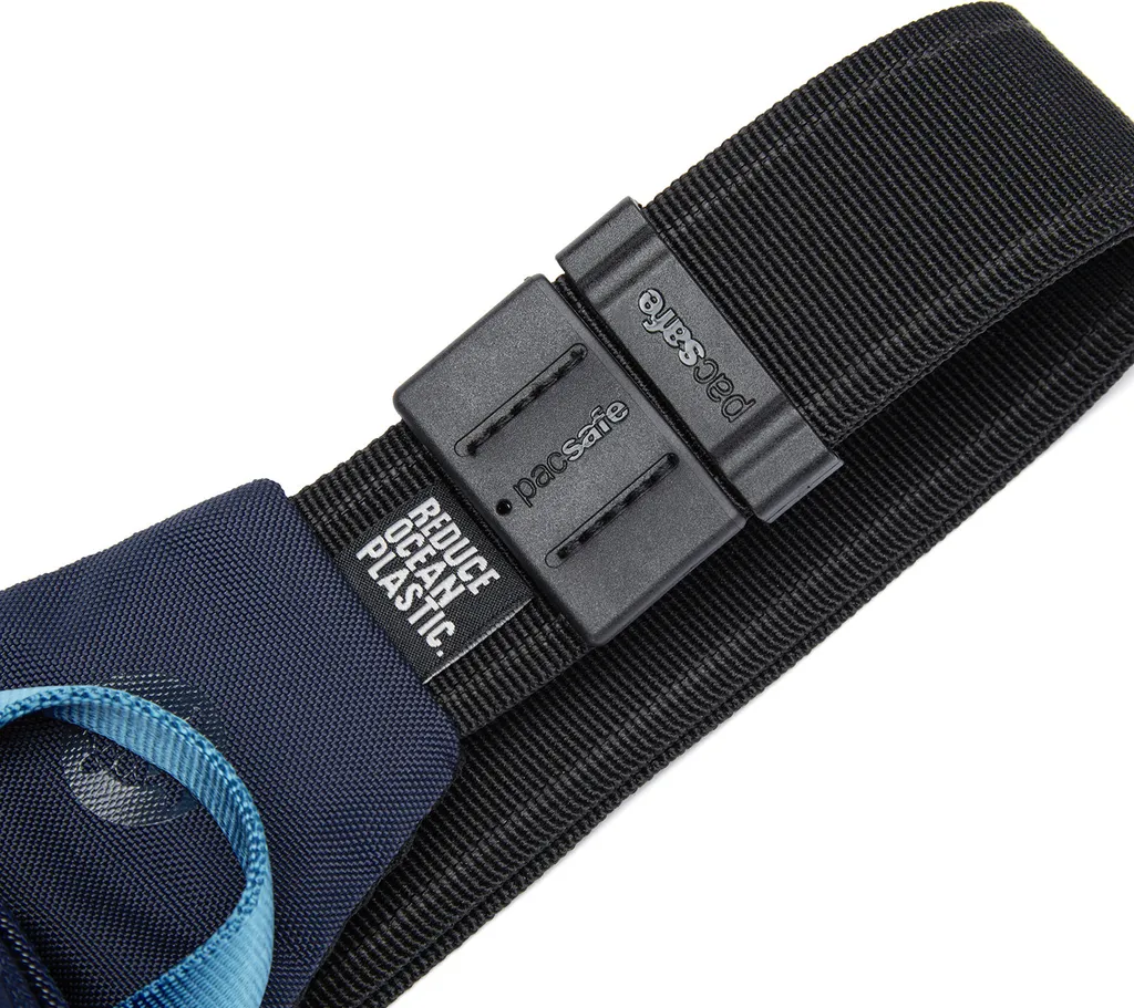 Pacsafe V Action Sling Ocean Bleu Marine - Sac à bandoulière antivol 3.2L