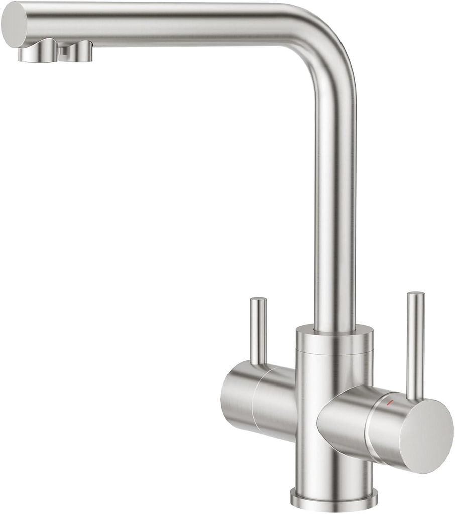 3 Wege Wasserhahn Küche, 360° Drehbar Küchenarmatur, 3 in 1 Produktbild 