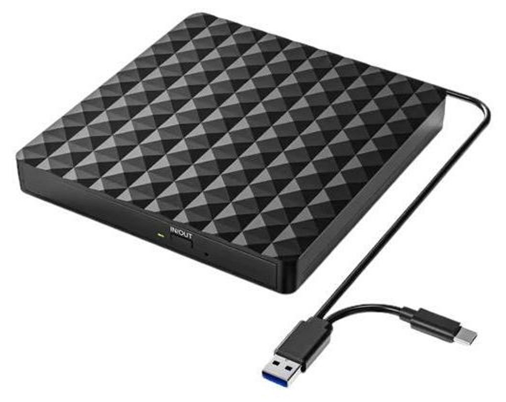 Lecteur de CD/DVD externe, compatible avec PC/ordinateur Image du produit 
