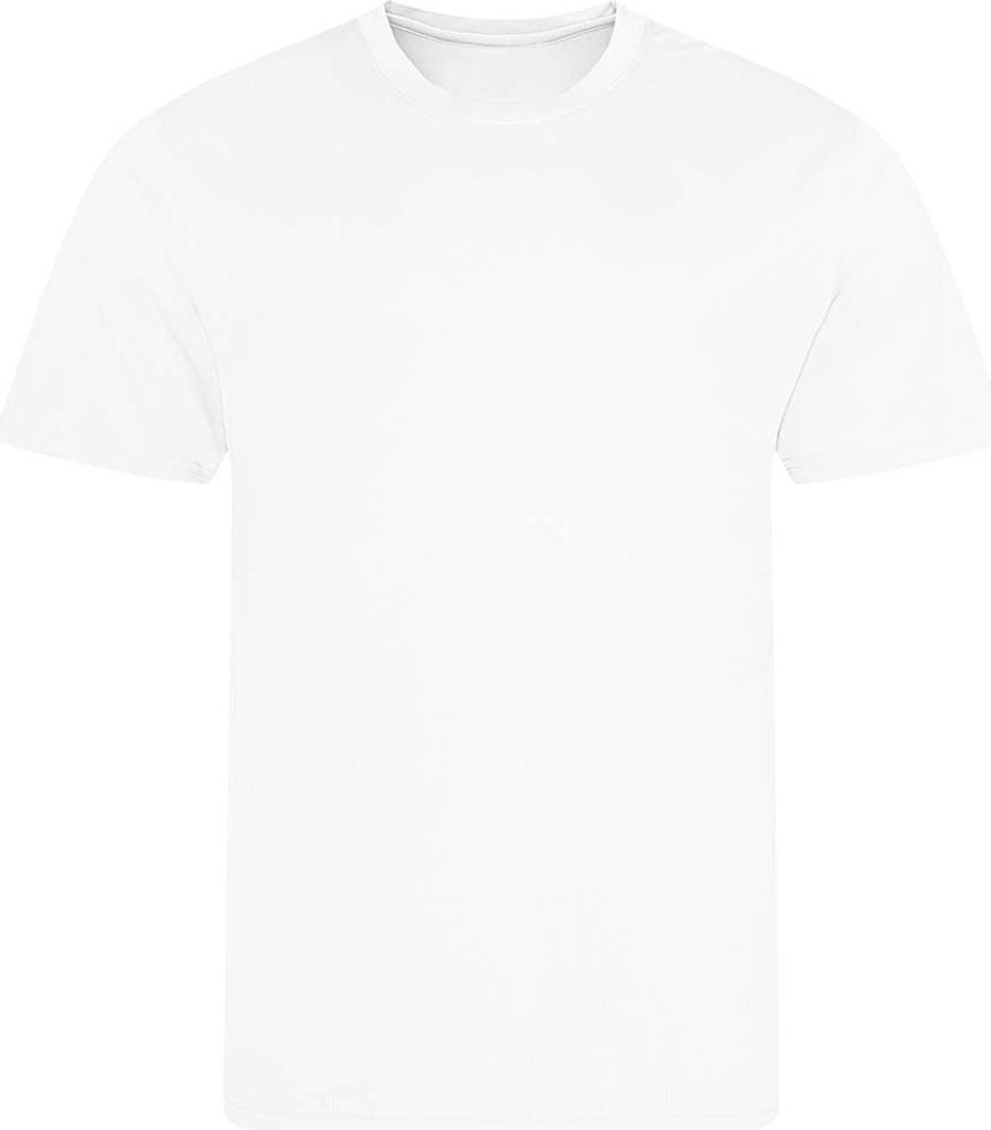 AWDis Cool - T-Shirt recyceltes Material für Herren/Damen Uni PC4718 (S) (Arktisch Weiß)