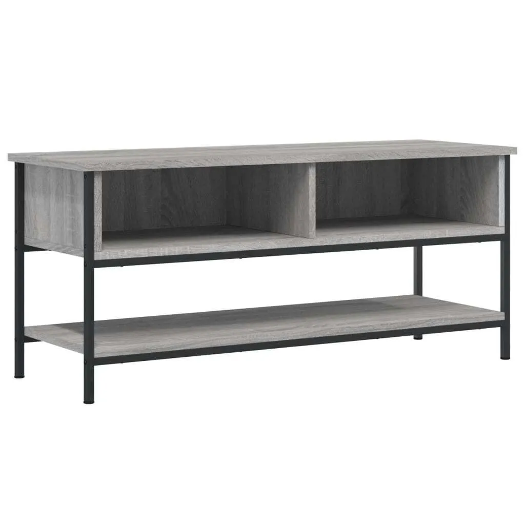 Mobile TV grigio Sonoma 100x35x45 cm in legno