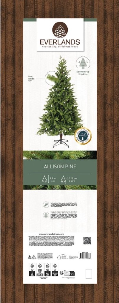 Künstlicher Weihnachtsbaum Allison Kiefer Ø 112cm H 180cm Produktbild 