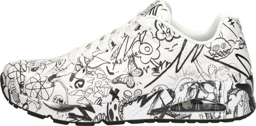Skechers Uno-Process Sketch  Sneakers Laag - Wit - Maat 41 Image du produit 