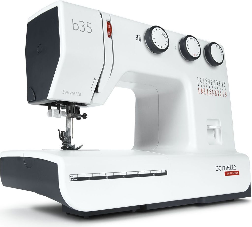 bernette b35 Nähmaschine, inkl. 23 Stichen und 7 Nähfüßen