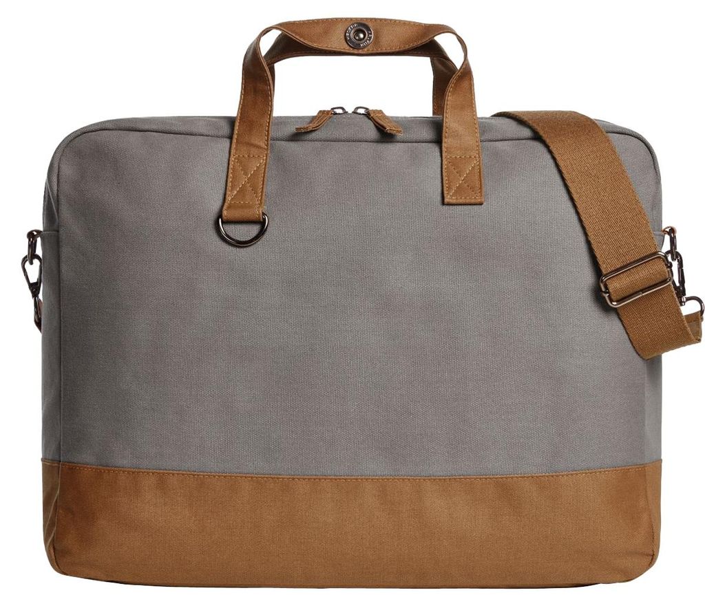 Halfar - Laptop-Tasche "Life" LT5205 (Einheitsgröße) (Grau/Braun)