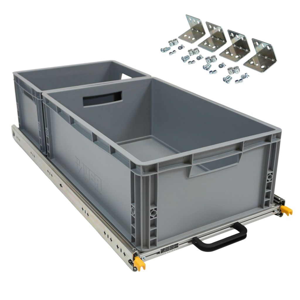 Heckauszug Kastenwagen Camper 90x40 für Euroboxen Produktbild 