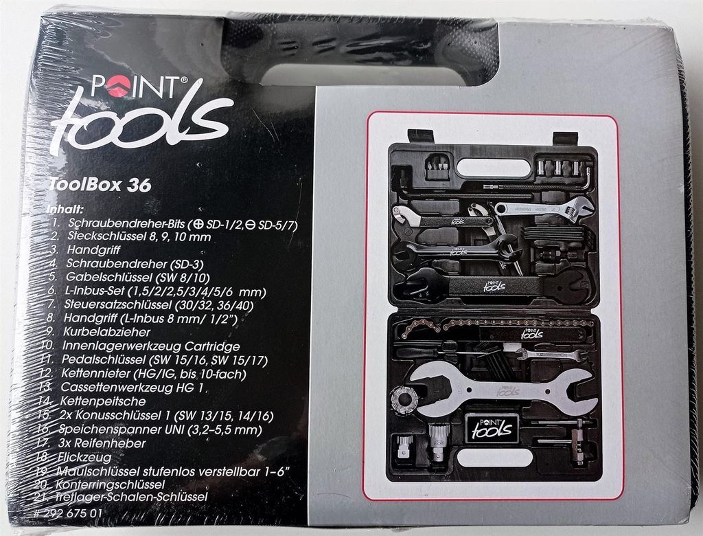 Point Fahrrad Werkzeugkoffer ToolBox 36 Produktbild 