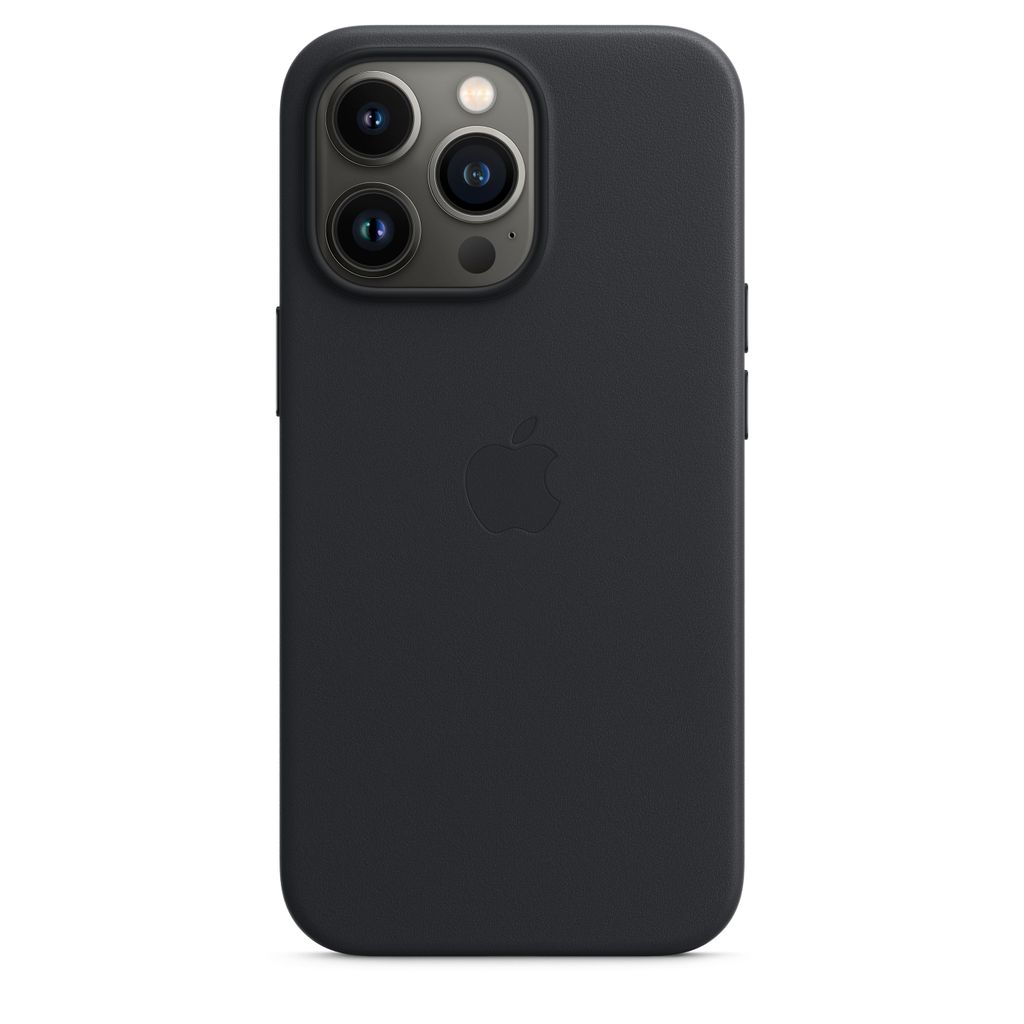 Apple iPhone 13 Pro Leder Case - Mitternacht Produktbild 