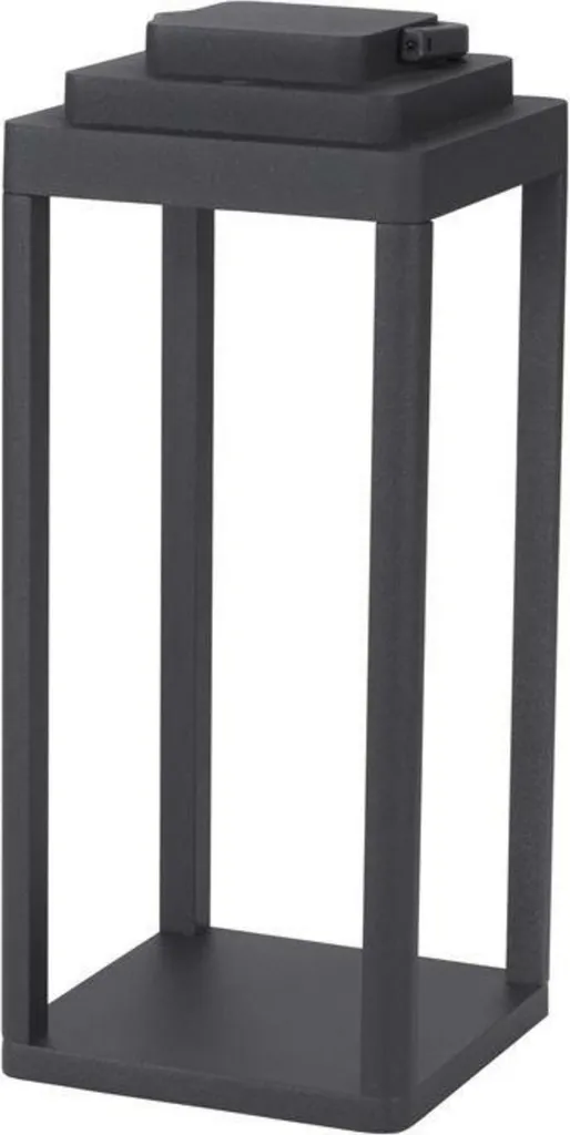 Lanterne LED FIGI 2W portable d'extérieur noire - Dimensions 350x145mm