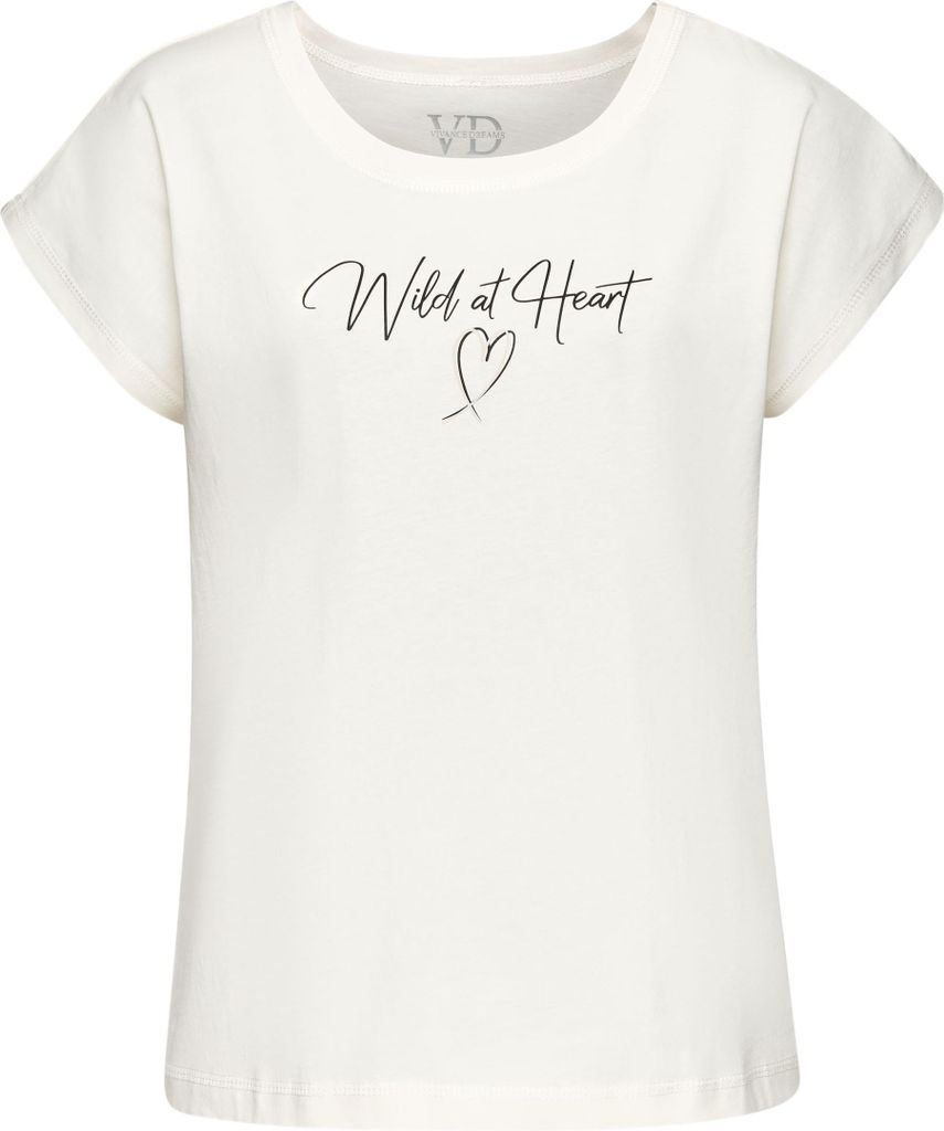 Vivance Dreams Pyjamaoberteil weiß Größe 48/50