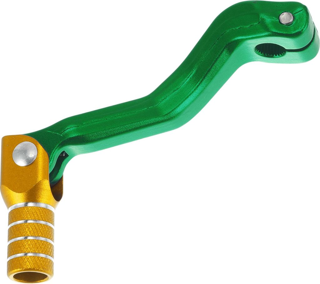 Faltbarer Motorrad-Schalthebel für Kayo T2 Pedal-Schalthebelarm Grün Gold Silber 1 Stück