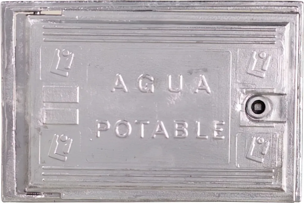 Porte de protection compteur d'eau 300x400 mm pour mur extérieur