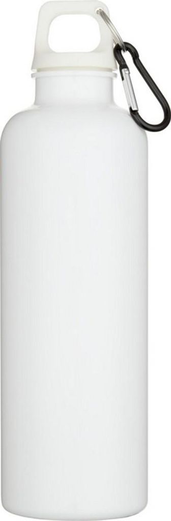 Floso - "Oregon" Wasserflasche, Recycelter Kunststoff, Karabinerverschluss, 750ml PF4957 (Einheitsgröße) (Weiß)