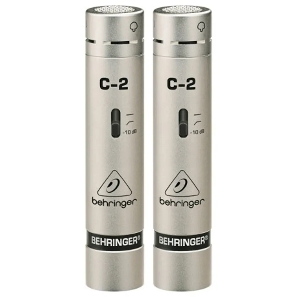Behringer C-2 Microphones statiques appairés pour enregistrement studio