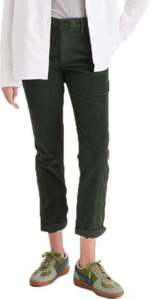Dockers Weekend Slim Ankle Chinohose Grün 30 / L Frau Grün 30