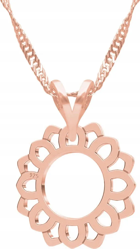 Girocollo Rosetta Floreale Argento 925 Oro | Stile Vintage Traforato