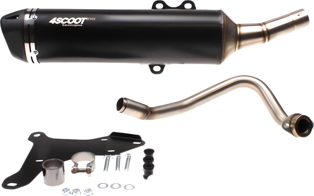 Auspuff Tecnigas 4SCOOT Evo mit Zulassung für Honda SH i 300 ccm Bj. 2007