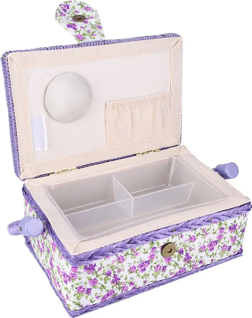 Rangement couture pour la maison avec imprimé fleurs et tissu robuste