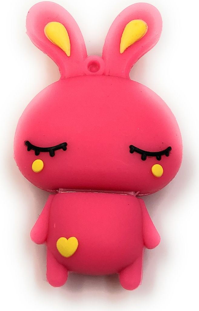 Onlineworld2013 Pinker Hase niedlich Ostern Funny USB Stick 64 GB USB 3.0