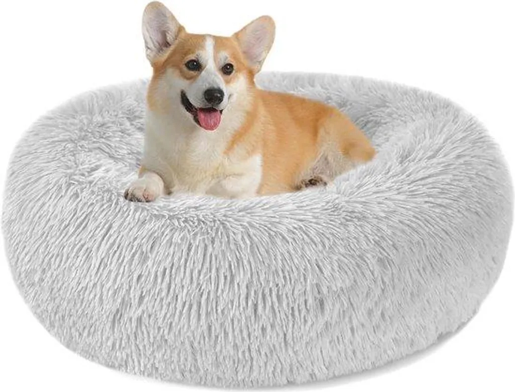 Coussin apaisant anti-stress pour chien et chat - Panier beignet 60cm