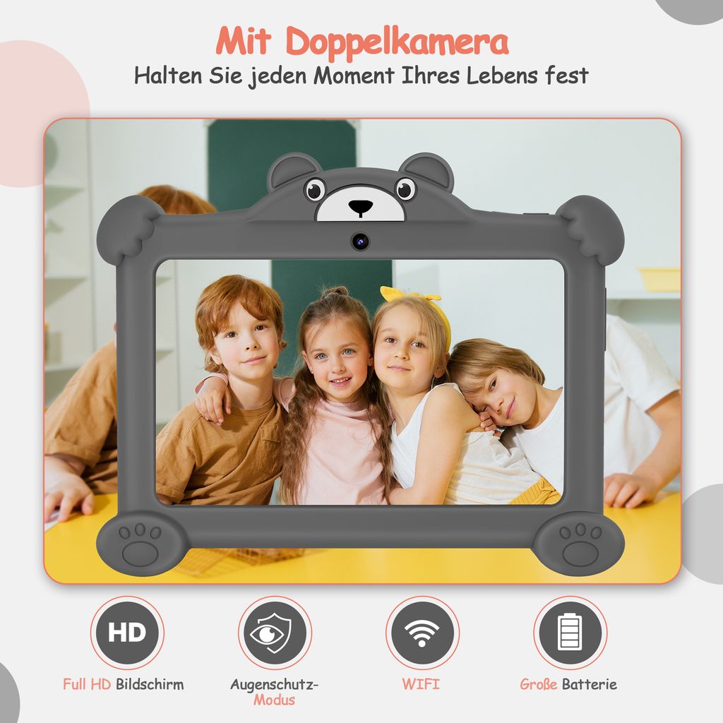 Olvy Kinder Tablet Android 13 Tablet für Kinder 96GB, WiFi, Produktbild 7