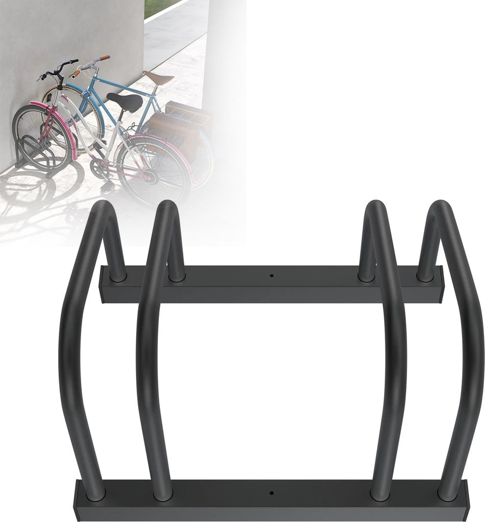 LZQ Fahrradständer Fahrrad ständerr Boden für 2 Fahrräder Produktbild 