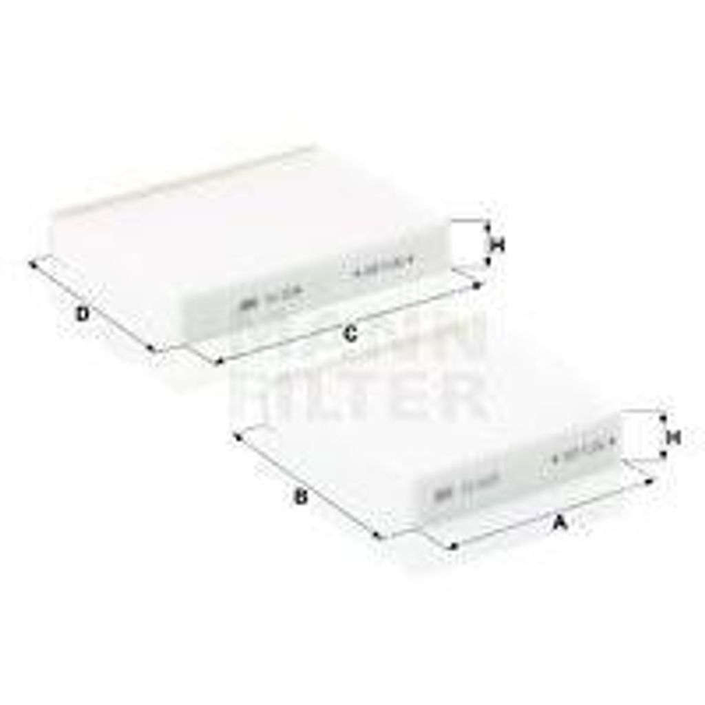 MANN-FILTER CU 21 000-2 Innenraumluftfilter OE 1609428080 kompatibel mit 208, 207, 2008, DS5, DS3, C4, C3