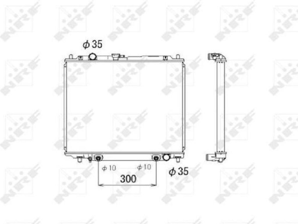 Kühler, Motorkühlung NRF 53810