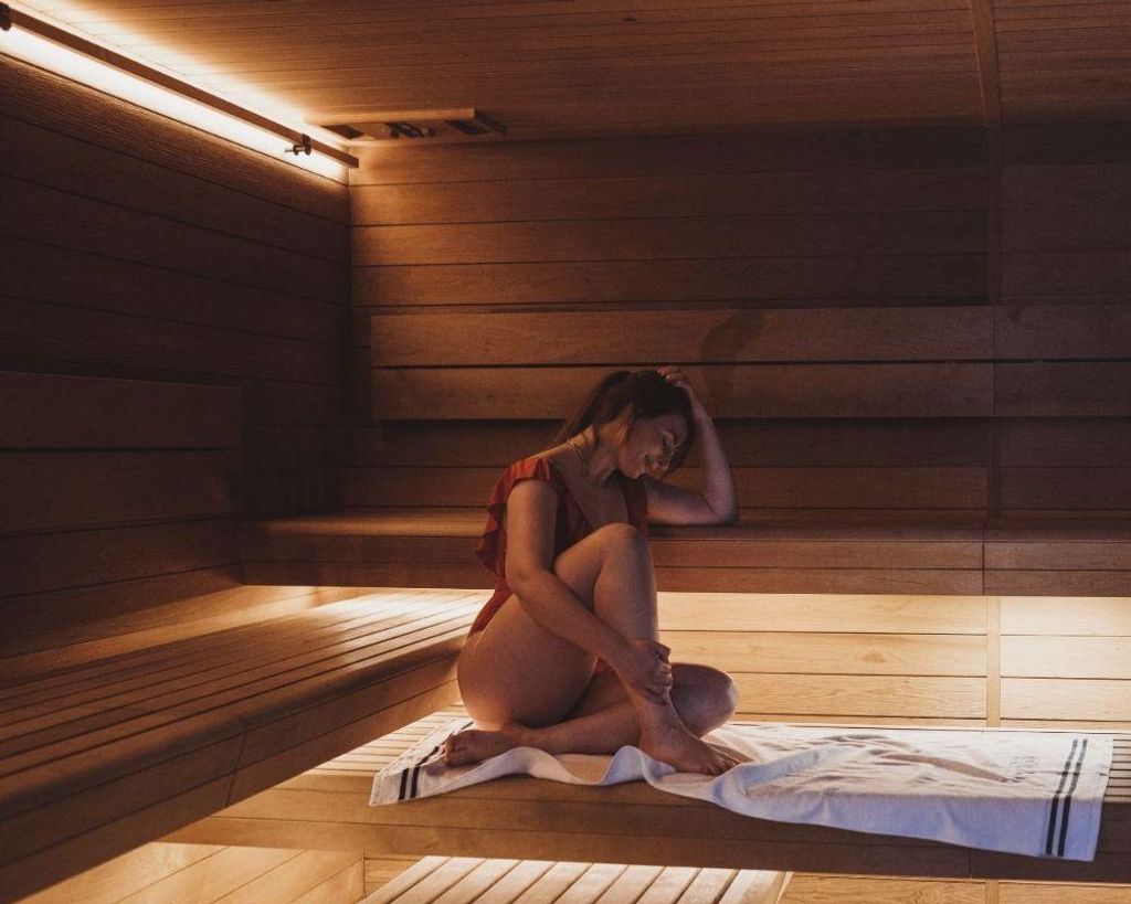 Tylö Silhouette Ring & Line – Designbeleuchtung aus Aspen für Ihre Sauna, Größe:40 cm Durchmesser, Ausführung:Silhouette Ring