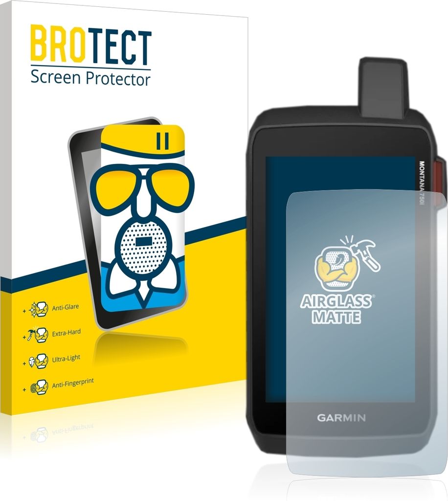 BROTECT Entspiegelungs Schutzglas für Garmin Montana 700i Schutzfolie Panzer Folie Glas Display Schutz matt