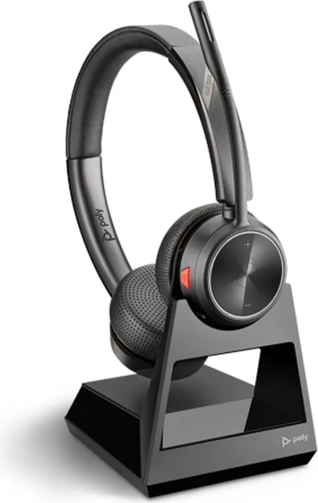 Casque d'écoute sans fil POLY 7220 Office Noir pour Centre d'Appels
