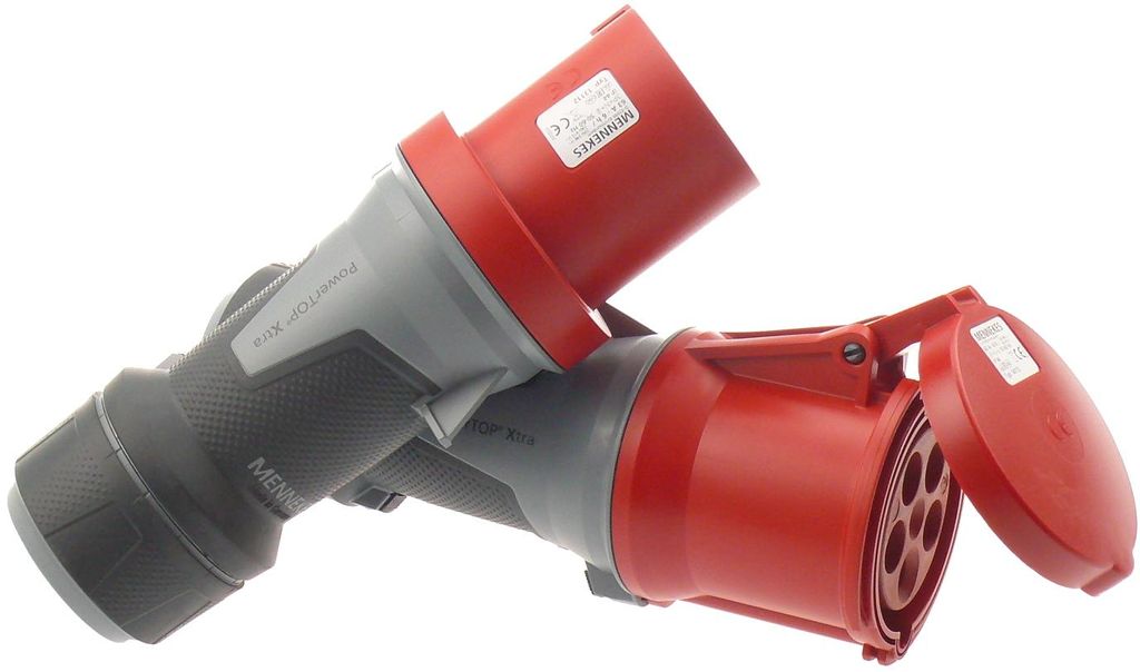 SET CEE Kupplung und Stecker 63A 5-polig 400V Starkstrom Produktbild 