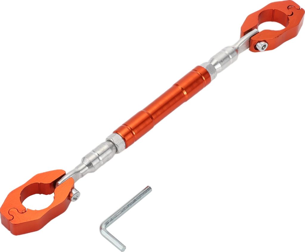 Motorrad Motorrad Lenkerhalterung verstellbar | Lenker Motorrad Lenker Orange mit kleinem Schraubenschlüssel 1 Set