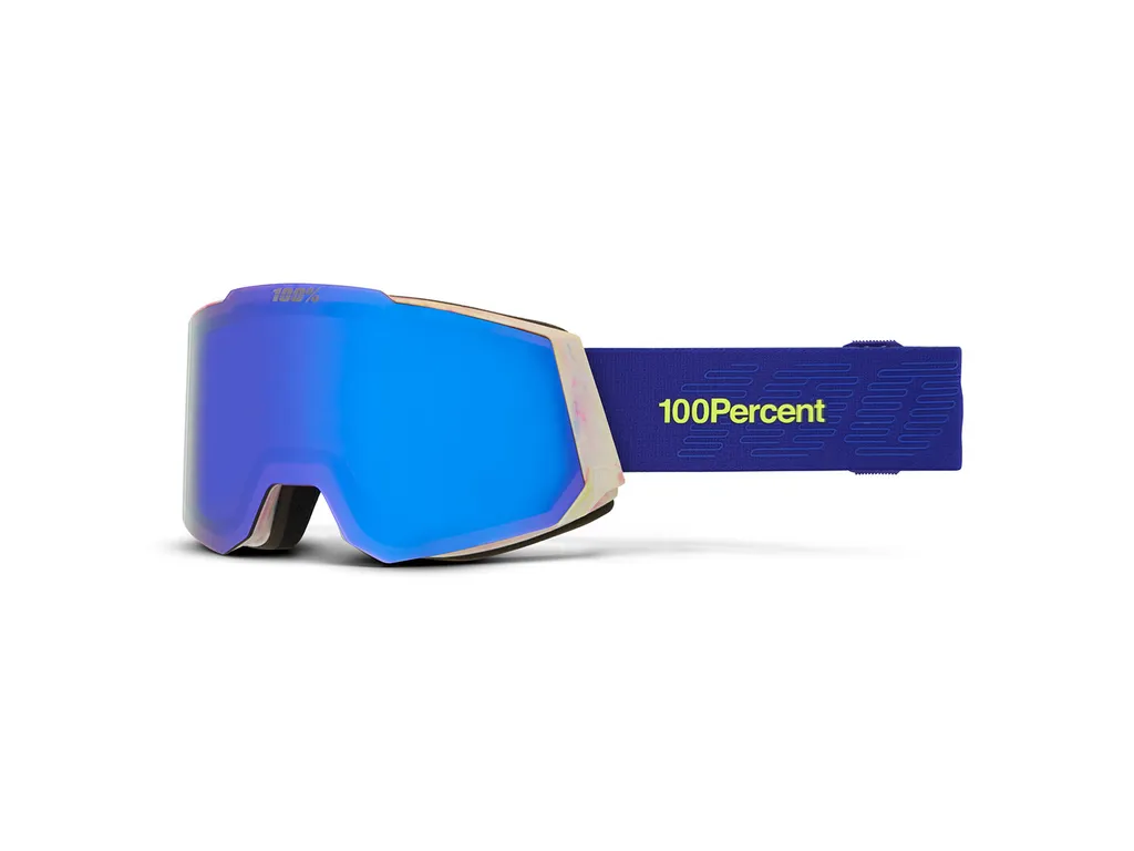 Masque de ski antibuée 100% Snowcraft HiPER Violet Mirrored Snowboard