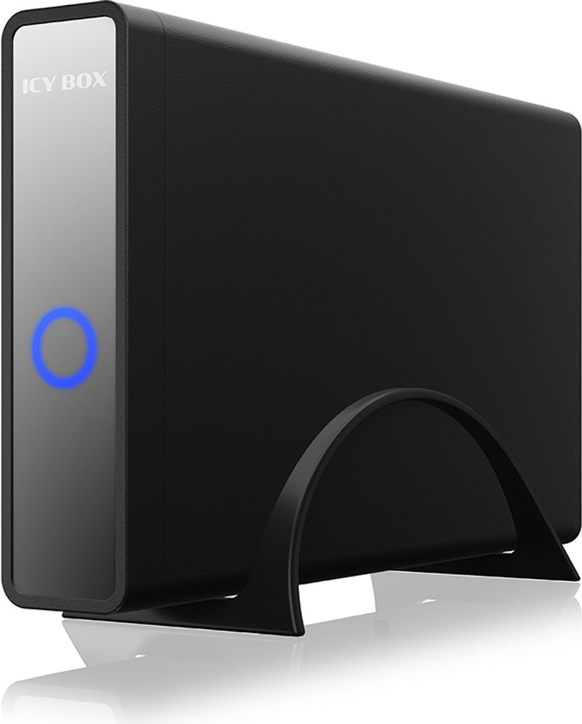ICY BOX Geh. USB 3.2 2.5″+3.5″ SATA3 HDD/SSD Typ-C m.Hub - Image du produit 