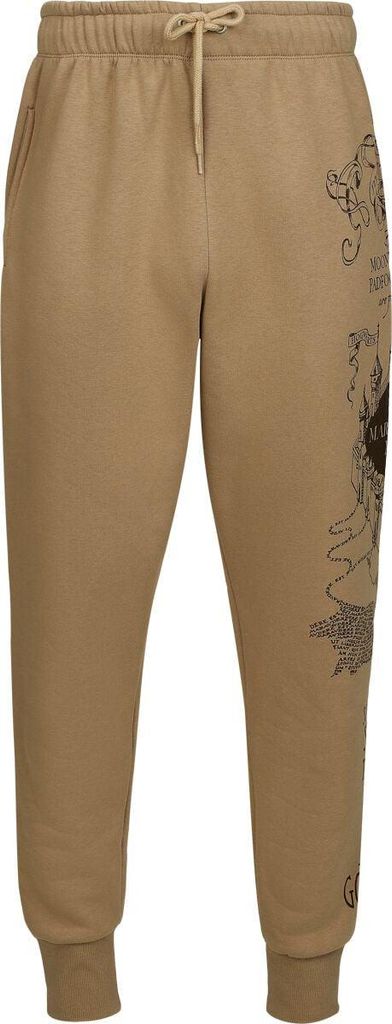Harry Potter Trainingshose Herren Karte des Rumtreibers hellbraun L
