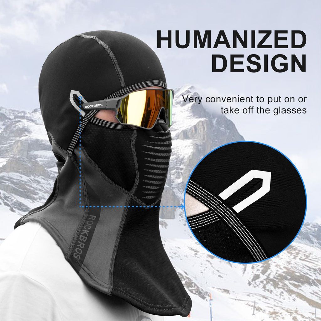 ATSNOSH Passamontagna termico in morbido pile, passamontagna invernale antivento, maschera da sci, cappello invernale multifunzionale, scaldacollo, per moto, ciclismo, corsa, sci, Verde militare